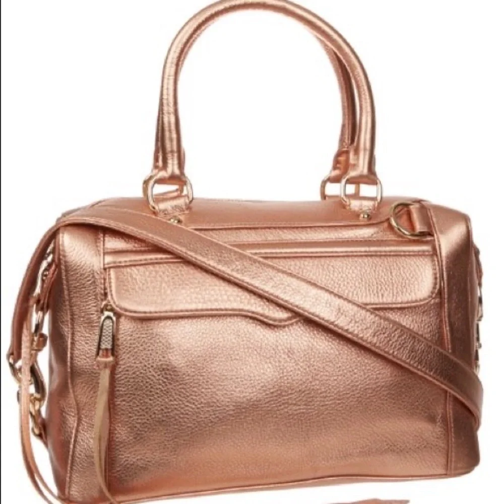 Rebecca Minkoff MAB Mini Satchel in Rosegold - Picture 1 of 17